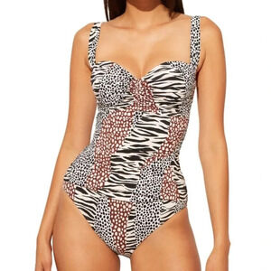 Bleu Rod Beattie Size 20W Leopard L137608 Natural Some Like It Hot Mio One Piece